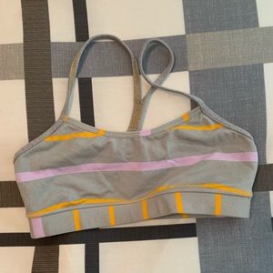 Striped lululemon bra